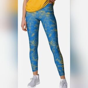 FOCO Women's NFL Team Color Cloud Leggings Los Angeles Chargers NWT Size L
